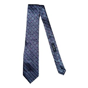 Etro Elegant Blue Patterned Men's Tie